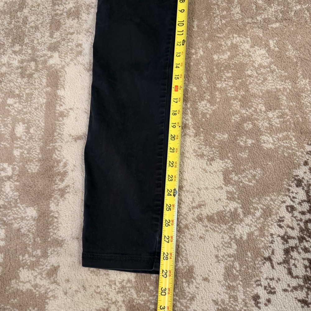 BYLT Basics Stretch Chino‎ Pants Mens 32 Premium Black Casual Straight - Picture 3 of 7